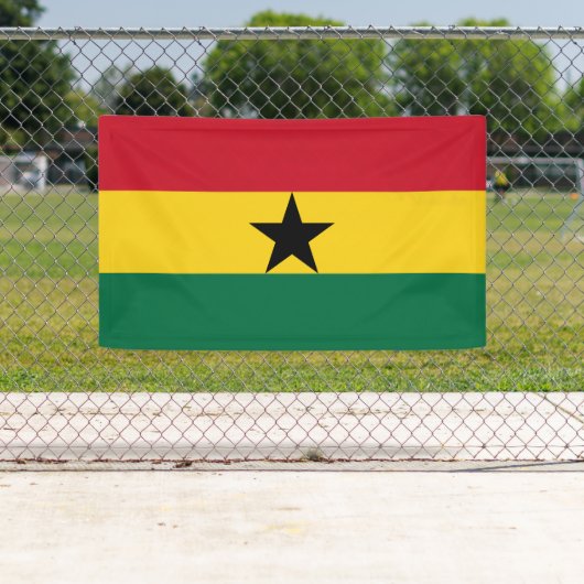 Ghana Flag Spandoek (Insitu)