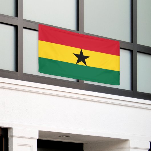 Ghana Flag Spandoek (Buitenkant Gebouw)