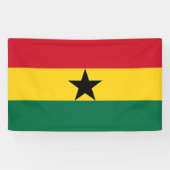 Ghana Flag Spandoek (Horizontaal)