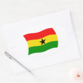 Ghana Flag Sticker (Envelop)