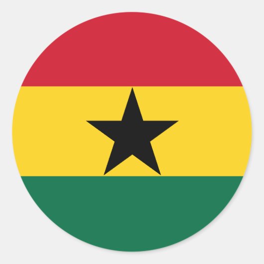 Ghana Flag Sticker (Voorkant)