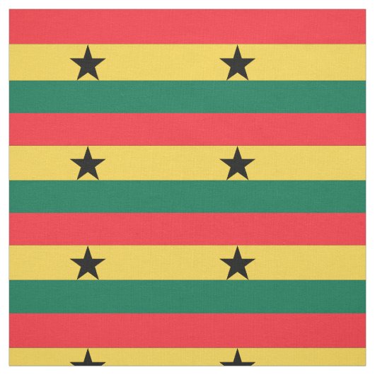 Ghana Flag Stof (Swatch)