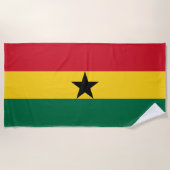Ghana Flag Strandlaken (Voorkant)