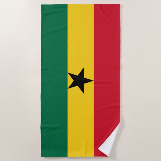 Ghana Flag Strandlaken (Voorkant)