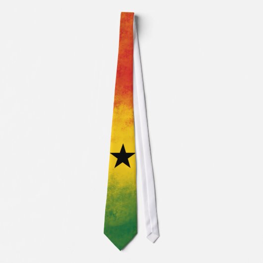Ghana Flag Stropdas (Voorkant)