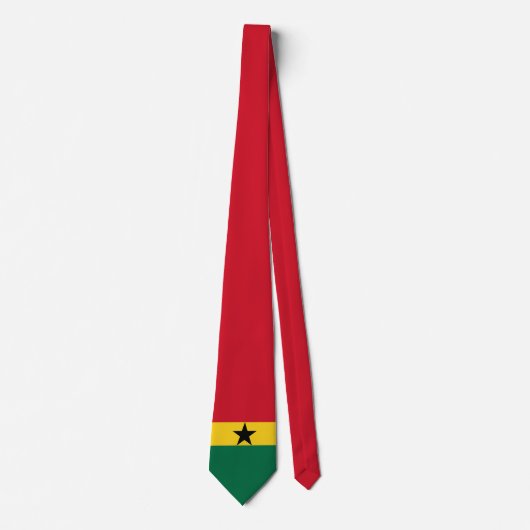 Ghana Flag Stropdas (Voorkant)