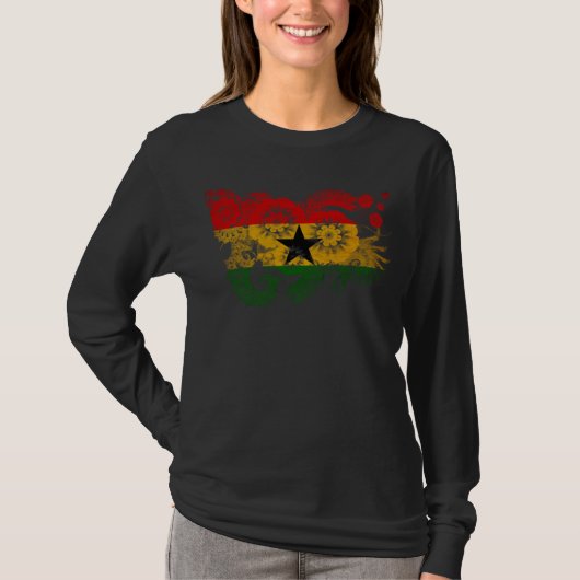 Ghana Flag T-shirt (Voorkant)