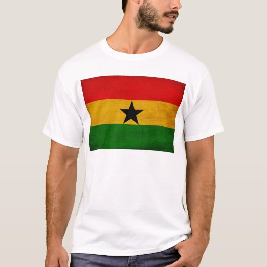 Ghana Flag T-shirt (Voorkant)