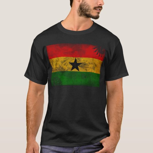 Ghana Flag T-shirt (Voorkant)