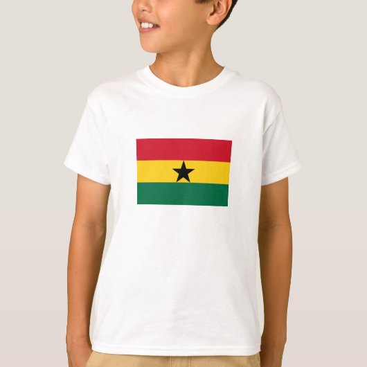 Ghana Flag T-shirt (Voorkant)