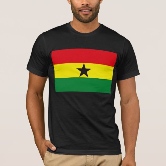 Ghana Flag T-shirt (Voorkant)
