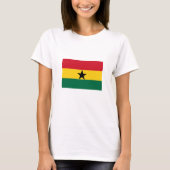Ghana Flag T-shirt (Voorkant)