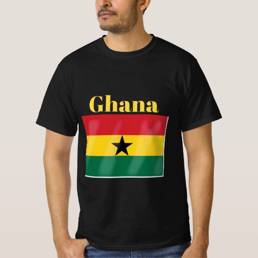 Ghana Flag T-Shirt (Voorkant)