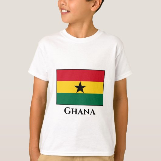 Ghana Flag T-shirt (Voorkant)