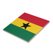 Ghana Flag Tegeltje (Zijkant)