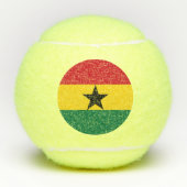 Ghana Flag Tennisballen (Voorkant)