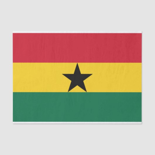 Ghana Flag Tissuepapier (Voorkant)