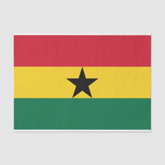 Ghana Flag Tissuepapier (Voorkant)
