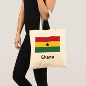 Ghana Flag Tote Bag (Voorkant (product))
