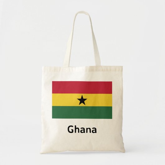 Ghana Flag Tote Bag (Voorkant)