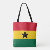 Ghana Flag Tote Bag (Achterkant)