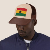 Ghana Flag Trucker Pet (In situ)