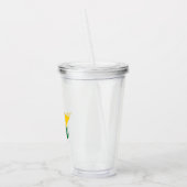 Ghana Flag Tumbler Acryl Drinkbeker (Links)