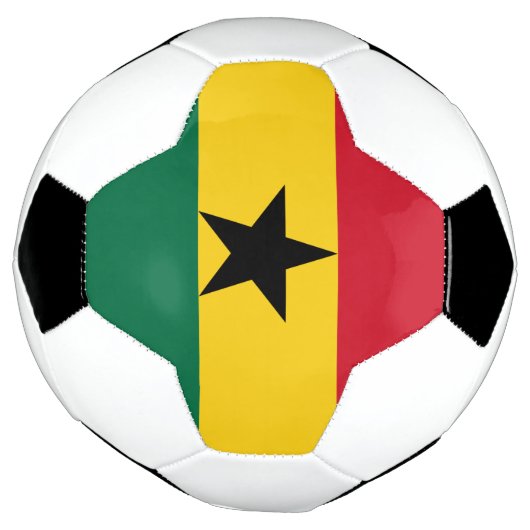 Ghana Flag Voetbal (Gedraaid)
