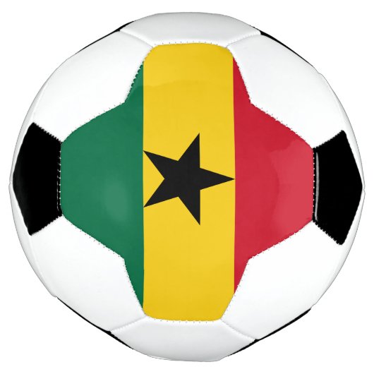 Ghana Flag Voetbal (Gedraaid)