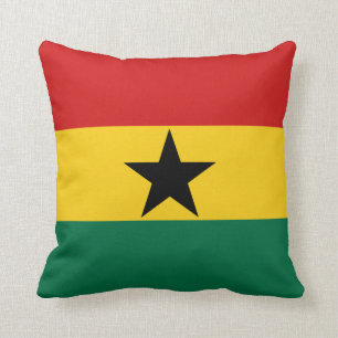 Ghana Flag x Flag Pillow Kussen
