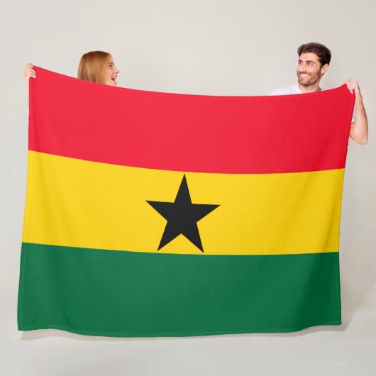 Ghana Fleece Deken (In situ)