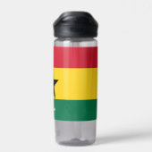 Ghana-fles, patriottische Ghanese vlag Waterfles (Achterkant)