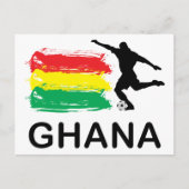 Ghana Football Briefkaart (Voorkant)