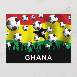 Ghana Football Briefkaart