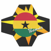 Ghana Football en Ghanese vlag / BANG Voetbal (Enkel)