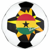 Ghana Football en Ghanese vlag / BANG Voetbal (Voorkant)