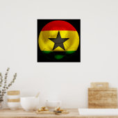 Ghana Football Poster (Keuken)