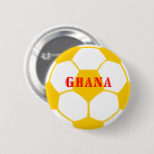 Ghana football ronde button 5,7 cm (Voorkant /achterkant)