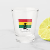 Ghana Football Soccer National Team Shot Glass Shot Glas (Voorkant)