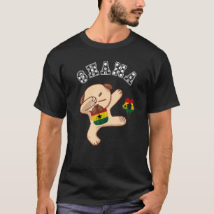 Ghana Football Team Ghana Dog Ghanese Roots Ghana T-shirt