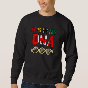 Ghana Ghanaian Canada Canadian Flag Hand Mixed DNA Trui