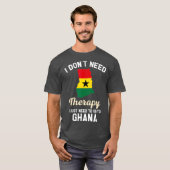 Ghana Ghanaian Flag Map Travel Vocation Gifts T-shirt (Voorkant volledig)