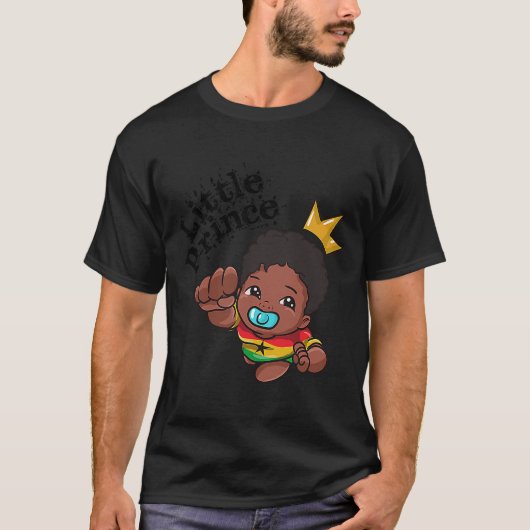 Ghana Ghanaian West Africa Proud Prince Boy Melani T-shirt (Voorkant)