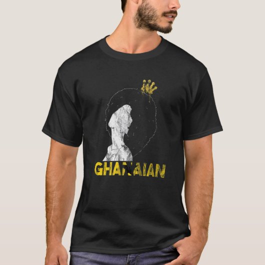 Ghana Ghanaian West Africa Proud Princess Queen Me T-shirt (Voorkant)