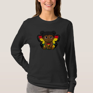 Ghana Ghanees Vlinder Trots Prinses Koningin Mela T-shirt
