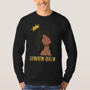 Ghana Ghanees West-Afrika Trots Prinses Koningin M T-shirt