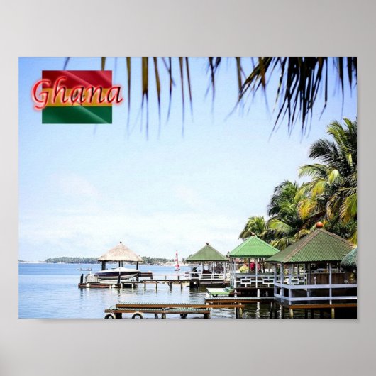 Ghana - Ghanese kust - Poster (Voorkant)