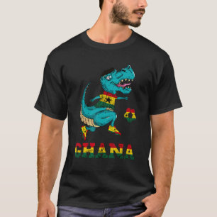 Ghana Ghanese Roots Ghana Soccer Team Rex Ghana Fl T-shirt