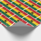 GHANA | Ghanese vlag Cadeaupapier (Hoek)