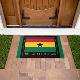 Ghana & Ghanese vlag huis matten / sport Welkom
